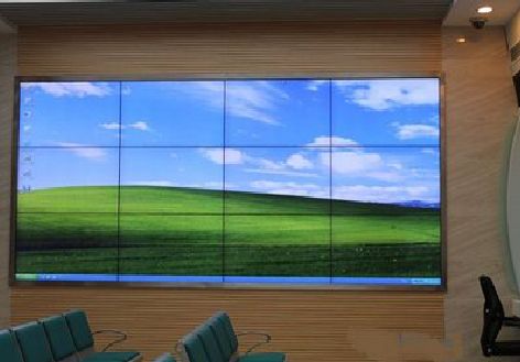 广汉液晶拼接屏的另类用法。